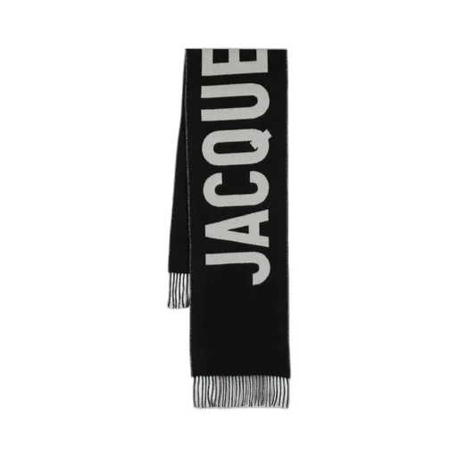 Jacquemus Logo Jacquard Fringed Edge Scarf