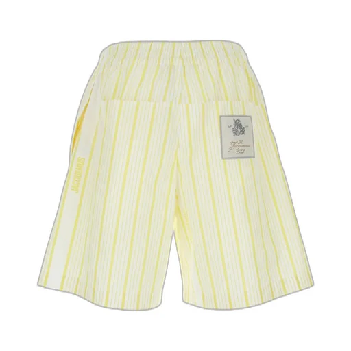 Jacquemus Logo Detailed Striped Shorts