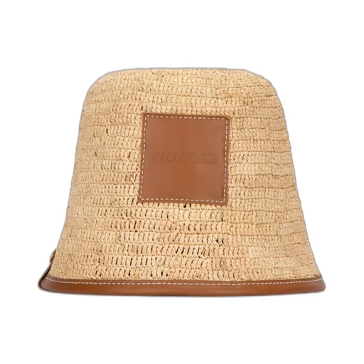Jacquemus Le Bob Soli Logo Patch Bucket Hat