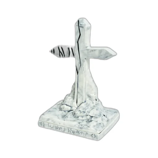 Cross Incense Chamber / Wht