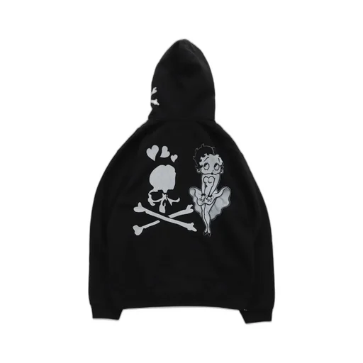 Zip-Up Hoodie Boxy Fit / Monochrome