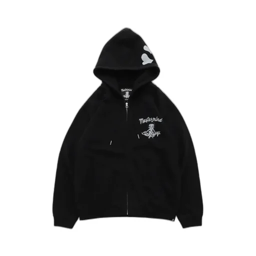Zip-Up Hoodie Boxy Fit / Monochrome