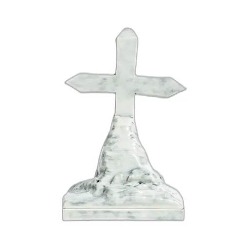 Cross Incense Chamber / Wht