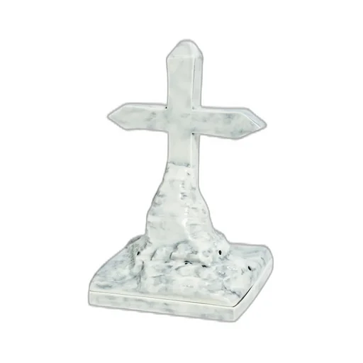 Cross Incense Chamber / Wht