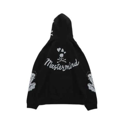 Boxy Fit Hoodie / Monochrome