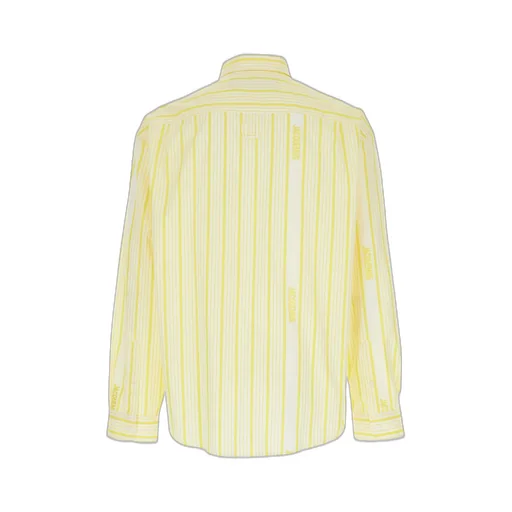 Jacquemus Striped Collared Long-Sleeve Shirt