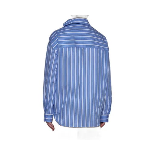 Jacquemus Striped Asymmetric Long-Sleeve Shirt
