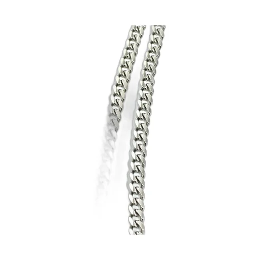 Tiny Cuban Double Chain ​​/ Sil