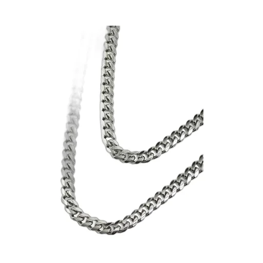 Tiny Cuban Double Chain ​​/ Sil