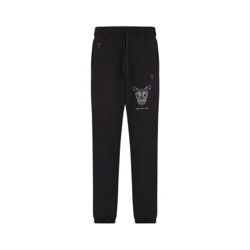 Ihs Rabbit Pants With Sporty Graphic Motif