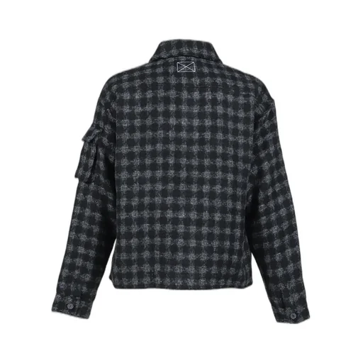 Military Check Jacket / Black