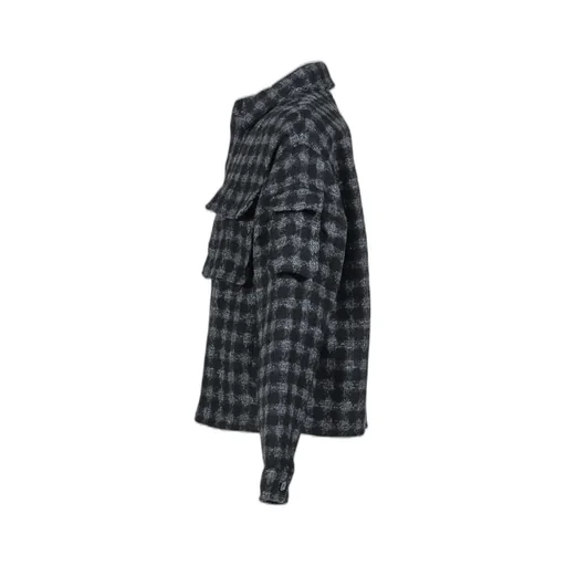 Military Check Jacket / Black