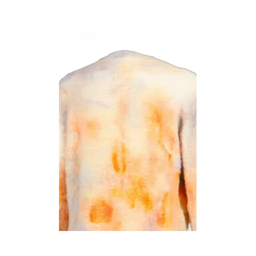 Watercolor Face Mohair Sweater / Multi