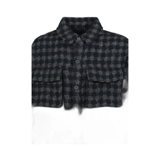 Military Check Jacket / Black