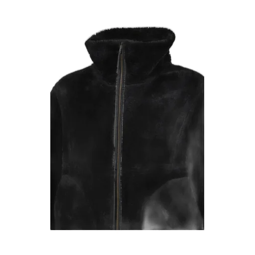 Double Sided Sherpa Jacket / Blk