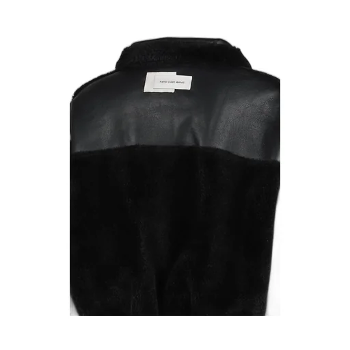 Double Sided Sherpa Jacket / Blk