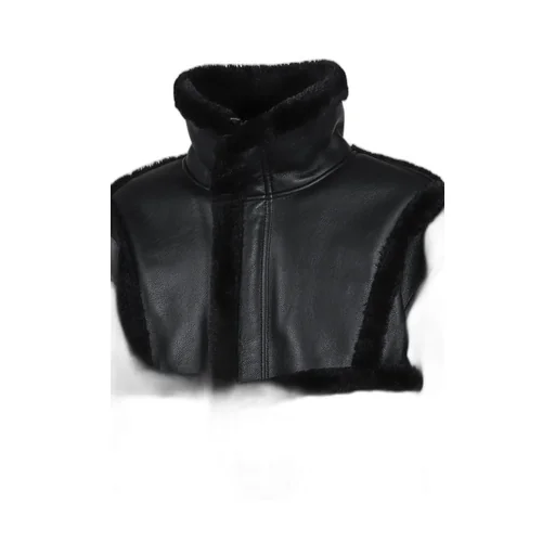 Double Sided Sherpa Jacket / Blk