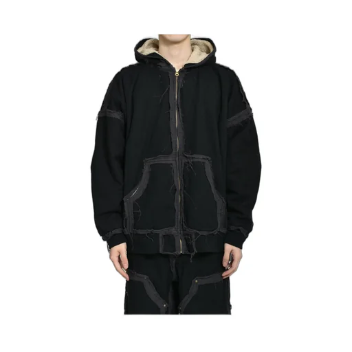 Blackmeans × Kamiya Deconstructed Zip Parka / Blk