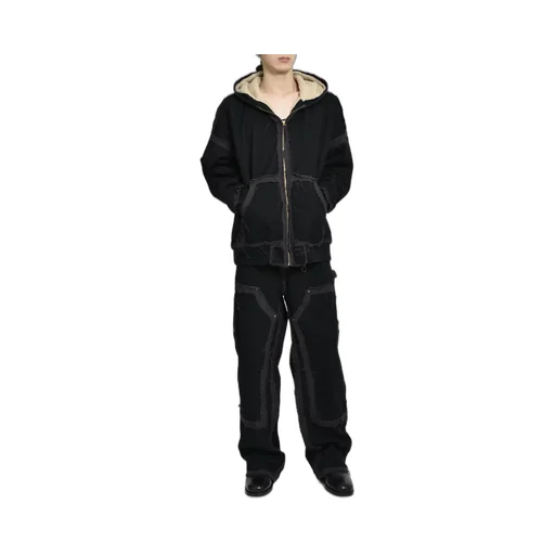 Blackmeans × Kamiya Deconstructed Zip Parka / Blk