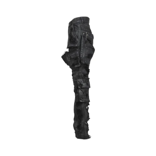 Black Double-Layer Trousers / Blk