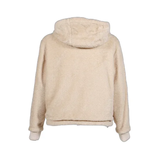 Zip Up Cardigan / White
