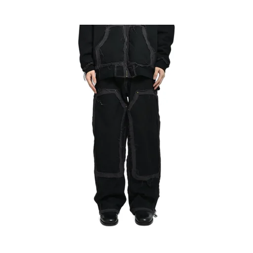 Blackmeans × Kamiya Deconstructed Painter Pants / Blk