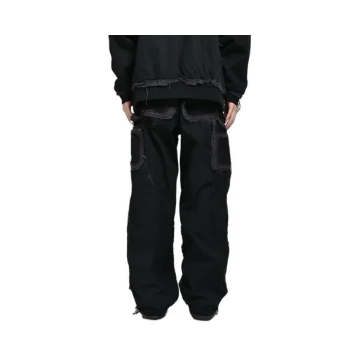 Blackmeans × Kamiya Deconstructed Painter Pants / Blk