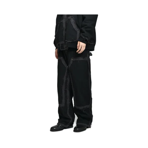 Blackmeans × Kamiya Deconstructed Painter Pants / Blk