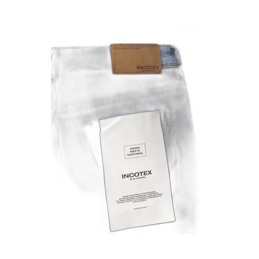 Incotex Blue Division Slim Fit Logo Patch Jeans