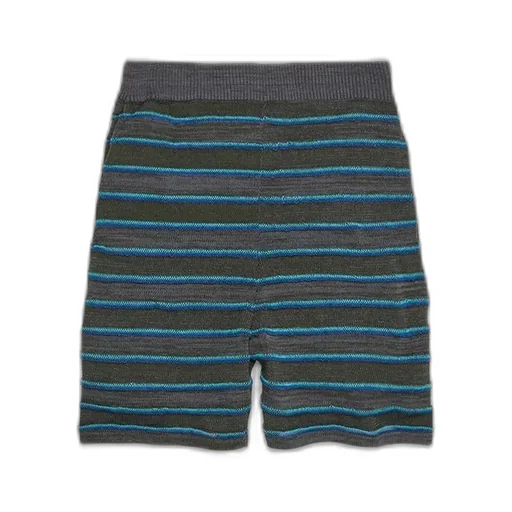 Isa Boulder Ribbed Logo-Patch Shorts