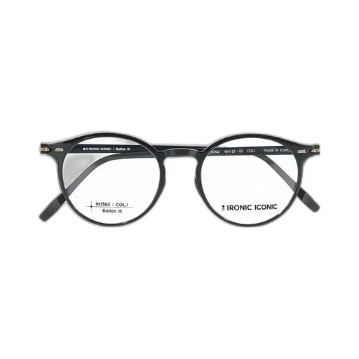 Ironic Iconic Round Frame Glasses