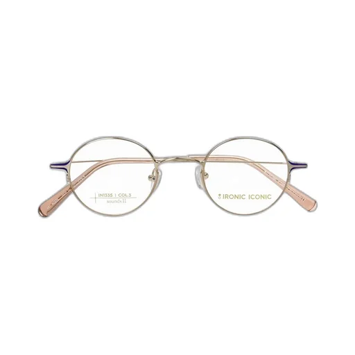 Ironic Iconic Round Frame Glasses