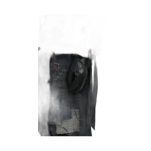 Horse Leather Zip Gloves / Black
