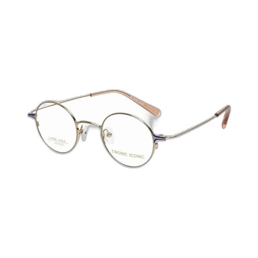 Ironic Iconic Round Frame Glasses