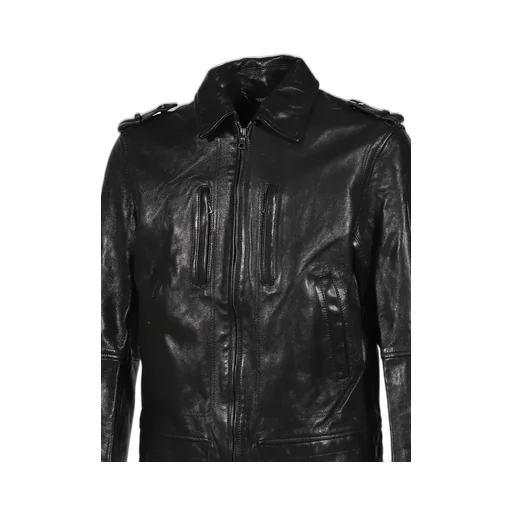 Major's Leather Blouson / Blk
