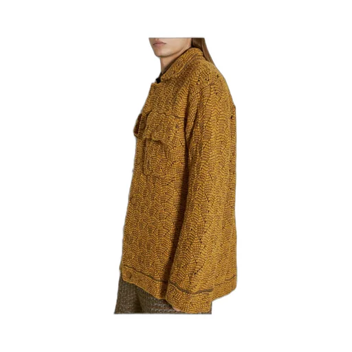 Isa Boulder Puzzle Knitted Work Jacket