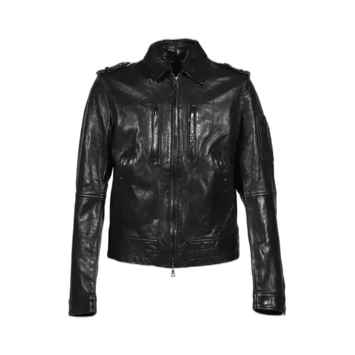 Major's Leather Blouson / Blk