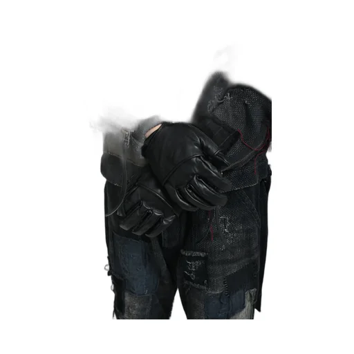 Horse Leather Layred Glove / Blk