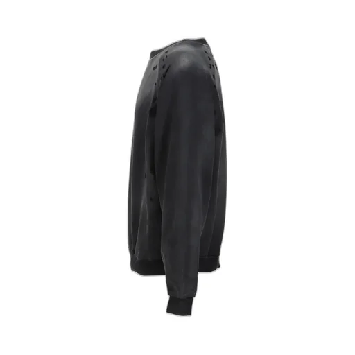 Cropped Shotgun Jersey / Washed Black