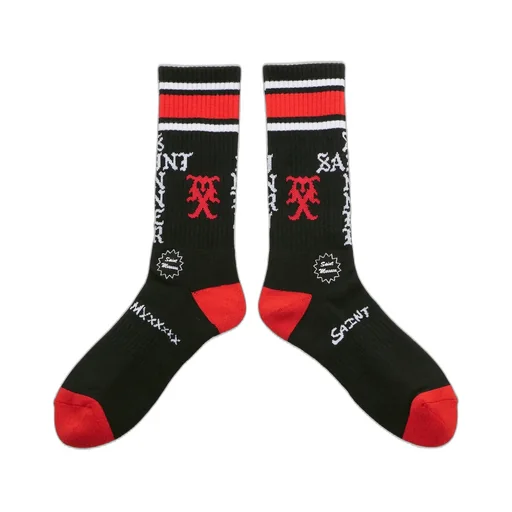Socks/Sinner / Black/Red