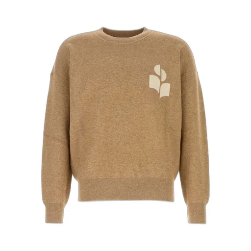 Isabel Marant Logo Intarsia Knitted Crewneck Jumper