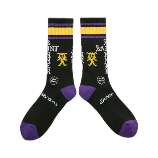 Socks/Sinner / Black/Pur
