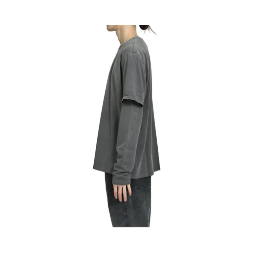 Sun Faded Double Layer Tee / Faded Gry