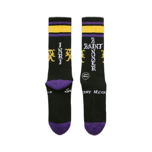Socks/Sinner / Black/Pur