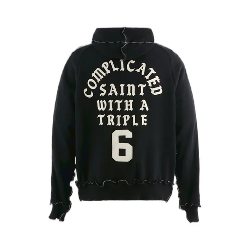 Alm_Zip Hoodie / Black