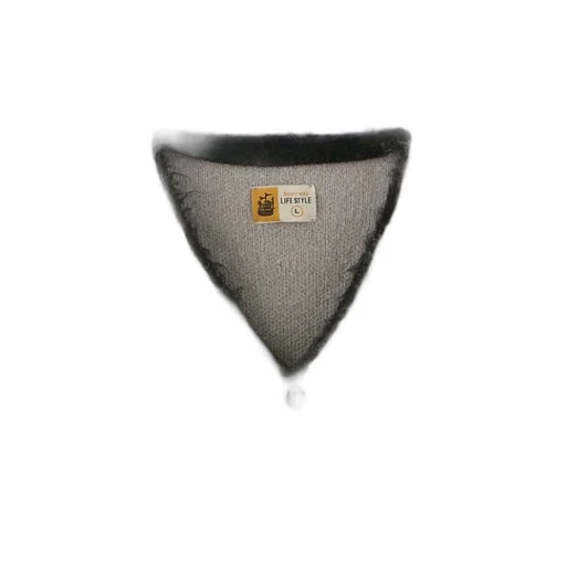 Knit Cardigan/Trim/Gray