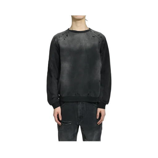 Cropped Shotgun Jersey / Washed Black