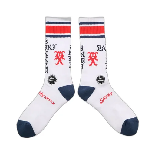 Socks/Sinner / Wht/Red/Blu