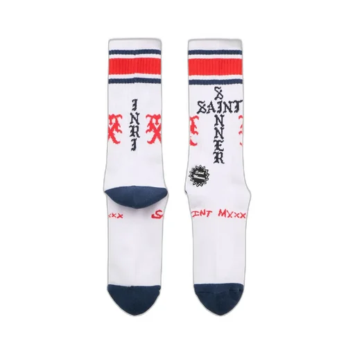 Socks/Sinner / Wht/Red/Blu