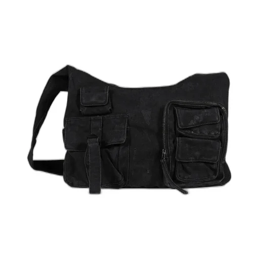 Cargo Shoulder Bag / Faded Black